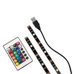 Indoor Lights, Luceco USB Powered RGB TV LED Strip Kit - 2 x 50cm, Luceco