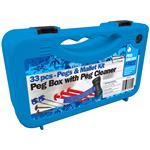Camping Equipment, 33 Piece Heavy Duty Tent Peg and Mallet Kit , Streetwize