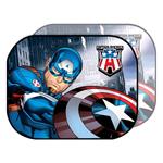 Kids Travel Accessories, Marvel Captain America Car Sun Shades 44x35cm with Suction Cup   Pack of 2, Marvel