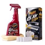 Car Care Kits, Meguiars Smooth Surface Clay Kit - 473ml, 2*80g, Meguiars