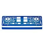 Registration Plates, Metallic Blue Number Plate Holder, AMIO