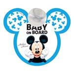 Kids Travel Accessories, Mickey Mouse Baby on Board Sign, Disney