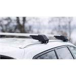 Roof Racks and Bars, Mont Blanc Xplore silver aluminium wing Roof Bars for 5 Series Touring 2010 Onwards, MONT BLANC