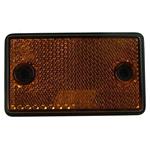 Travel and Touring, Reflectors   Oblong   Amber, MAYPOLE