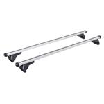 Roof Racks and Bars, Nordrive Helio silver aluminium aero Roof Bars for Opel Frontera 2024 Onwards, with Solid Roof Rails, NORDRIVE