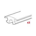 Spare Parts, 2 upper rubbers set   L = 140 cm, NORDRIVE