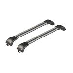 Roof Racks and Bars, Nordrive Silenzio CX Edge Roof Bars for Skoda ENYAQ iV SUV, 2020 Onwards, With Solid Roof Rails, NORDRIVE