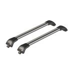 Roof Racks and Bars, Nordrive Silenzio CX Edge Roof Bars for Skoda ROOMSTER, 2006-2015, With Raised Roof Rails, NORDRIVE