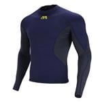 SUP Wear, Aqua Marina Nosara Men's Neoprene Long Sleeve Top   Navy   Size L, Aqua Marina