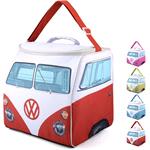 VW Accessories, Official Volkswagen Campervan Cooler Bag 30L   Red, Volkswagen