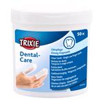 Pet Healthcare, Disposable Finger Gloves For Pet Teeth Cleaning (50 pieces), Trixie
