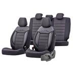 Seat Covers, Premium Fabric Car Seat Covers COMFORTLINE   Black, Otom