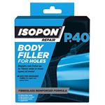 Body Repair and Preparation, ISOPON P40 Fibreglass Body Filler for Holes   100ml, ISOPON