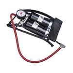 Wheel and Tyre Tools, Auto Choice Double Barrel Foot Pump, Auto Choice