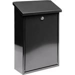 Post Boxes, All Weather Wall Mounted Post Box   Black, VOREL