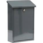 Post Boxes, All Weather Wall Mounted Post Box   Grey, VOREL