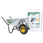 Wheelbarrows, MOY Galvanised Wheelbarrow 90L (Unassembled), Moy