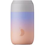 Reusable Mugs, Chilly's 340ml Series 2 Coffee Cup Ombre Dawn, Chilly's