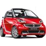 smart FORTWO cabrio boot liners