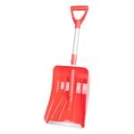 Winter Essentials, Telescopic Snow Shovel with Aluminium Blade   71 91cm, AMIO