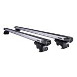 Roof Racks and Bars, Thule SlideBar Roof Bars for Audi A4 Allroad Estate, 5 door, 2016 Onwards, With Raised Roof Rails, Thule
