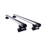 Roof Racks and Bars, Thule SlideBar Roof Bars for Volvo XC90 II SUV, 5 door, 2014 Onwards, with Solid Roof Rails, Thule