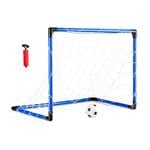 Games and Activities, Toyrific Baseline Kids Football Goal with Ball and Pump   Blue, Toyrific