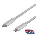 Phone Accessories, Deltaco USB C To USB C Superspeed Cable, Braided, USB 3.1   1m, DELTACO