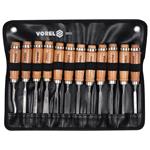 Carpenters Chisels, Vorel 12 Piece Wood Carving Chisel Set, VOREL