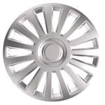 Hub Caps, Luxury 15 Inch Wheel Trims Set   SILVER, Versaco
