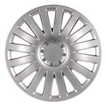 Hub Caps, Smart 15 Inch Wheel Trims Set   SILVER, Versaco