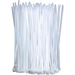 Cable Ties, Cable Ties 96mm x 2.5mm, White   Pack of 100, VOREL