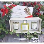 Gifts, Wild Fern Christmas Candle Trio Gift Set   Candles & Diffuser, Eau Lovely