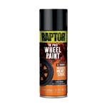 Paints, RAPTOR Wheel Paint High Heat Aerosol   Satin Black   378ml, U POL
