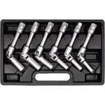Glow Plug Tools, Universal Joint Glow Plug Socket Set, 3/8" Drive   6 Piece, YATO