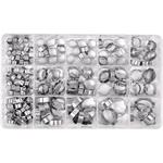 Hose Clamp, YATO Double Ear Hose Clamp Assortment   Set of 175, YATO