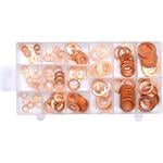 Nuts, Bolts and Washers, Copper Washers Assortment   Set of 150, YATO