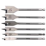 Drill Bit Sets, FLAT WOOD DRILL BIT SET 6PCS 10 25MM, YATO