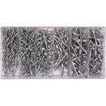 Rivets, Set of 400 Blind Rivets Assortment, YATO