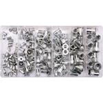 Rivets, Aluminium Threaded Rivet Nuts M3 M10 Assortment   Set of 150, YATO