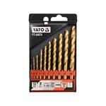 Drill Bit Sets, HSS 1 10mm Twist Drill Bit Set   10 Piece, YATO