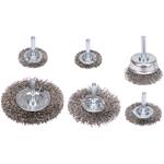 Wire Brushes, Wire Brushes - Set of 6, YATO