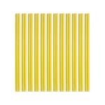 Glues and Adhesives, Set of 12 Yellow Hot Glue Sticks 7.2mm x 100mm Mini Hot Melt Glue Gun Sticks, YATO