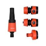 Hose Connectors, YATO 4 Piece Garden Sprinkler & Hose Connector Set (3/4" & 1"), YATO