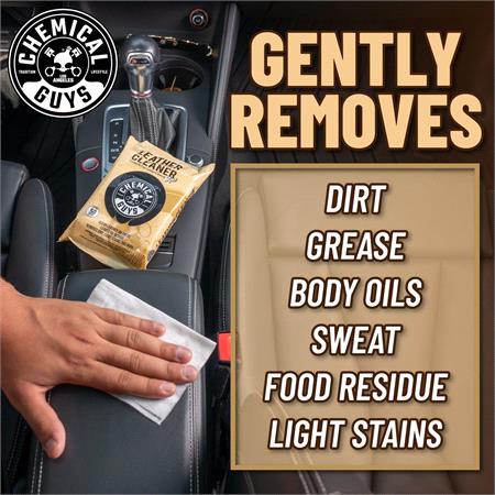 Chemical Guys Leather Cleaner Wipes (50 ct)