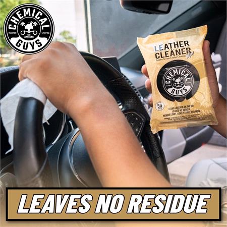 Chemical Guys Leather Cleaner Wipes (50 ct)