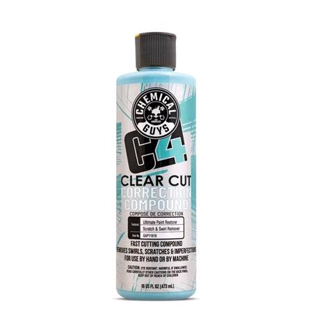 Chemical Guys C4 Clear Cut Correction Compound (16oz)