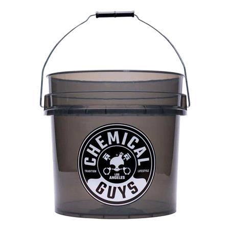 Chemical Guys Heavy Duty Detailing Bucket Smoked Black (4.5 Gal)