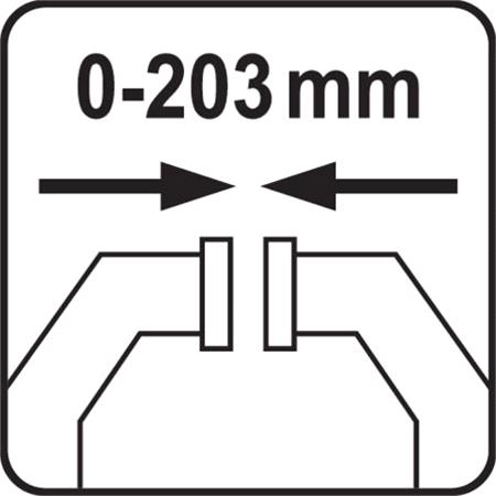 QUICK RELEASE PLASTIC CLAMP 200MM