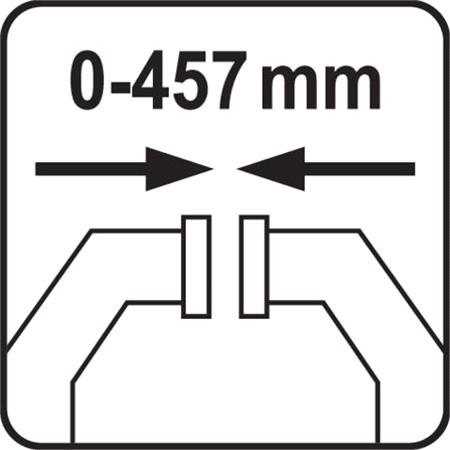QUICK RELEASE PLASTIC CLAMP 450MM